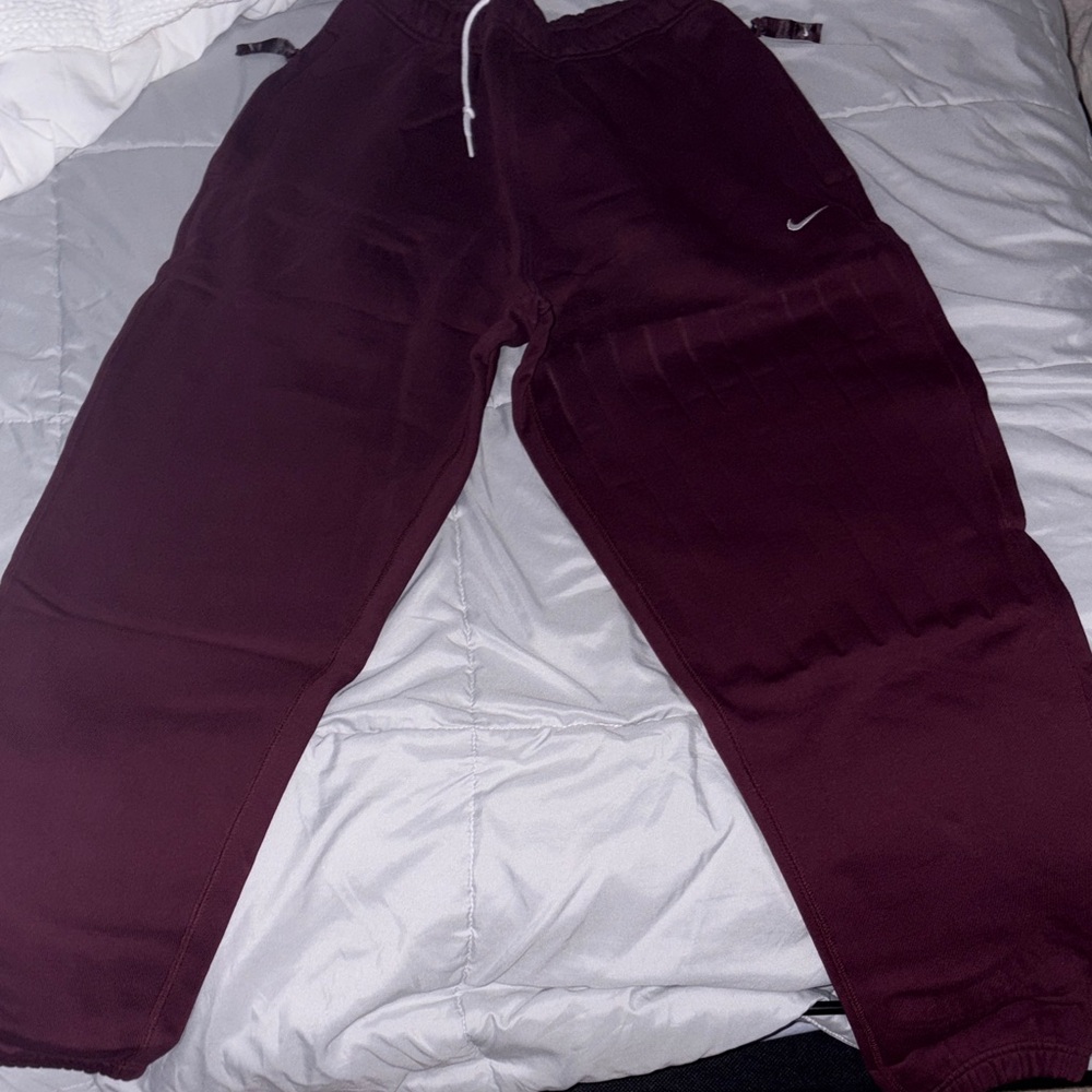 Nike Maroon Jogger Sweatpants